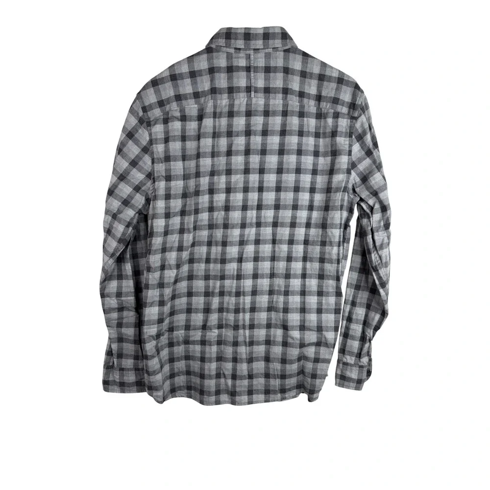 Banana Republic Slim Fit Luxe Flannel size Large Gray